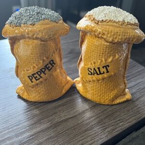 Vintage Sack Salt & Pepper Shakers 3.5” – Our Own Import Japan MCM